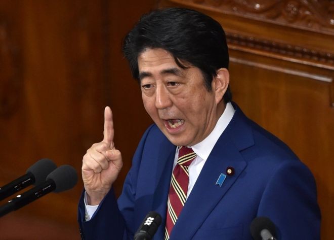 Japan PM Shinzo Abe warns NKorea over its provocative acts