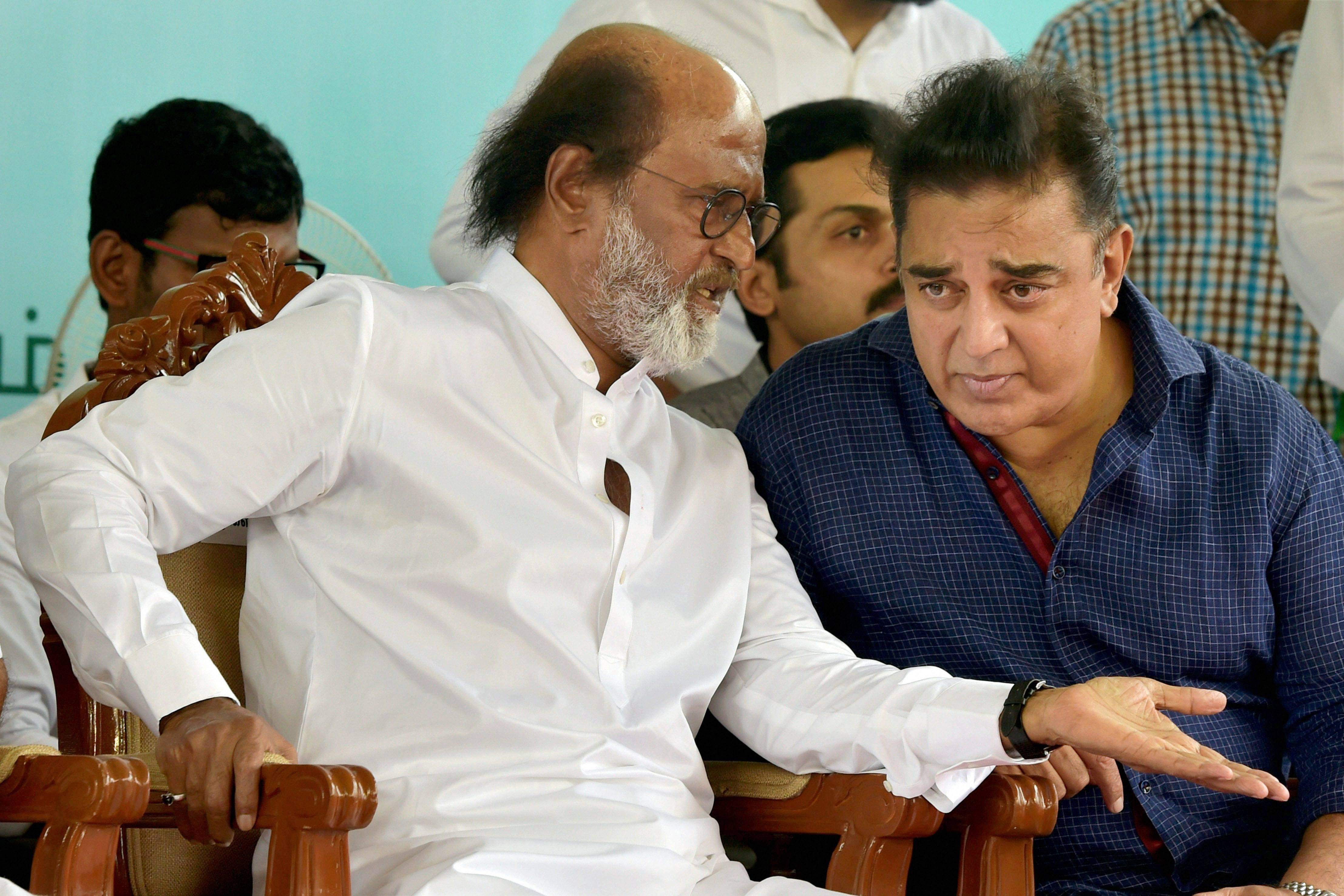 Rajni Targets Kamal Hassan: Fame Alone Cannot Being Success