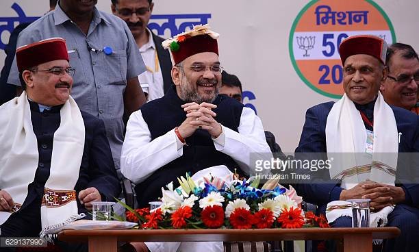 BJP To Fight HP Assembly Polls Under Dhumal: Amit Shah
