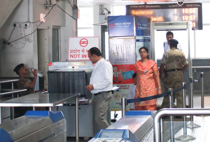 Man Held With Live Bullet At Delhi Metro Station Man Held With Live Bullet At Delhi Metro Station