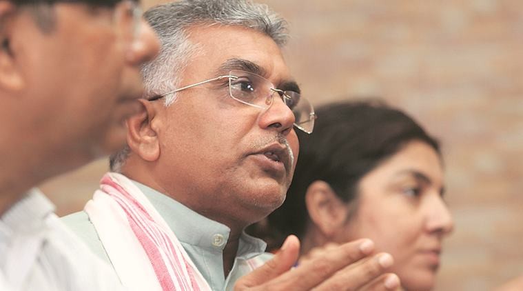 Bengal BJP Chief Dilip Ghosh Faces Protests By GNLF