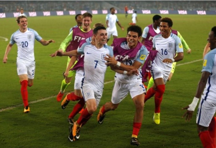 England Thrash Spain 5-2 To Win Maiden FIFA U-17 World Cup