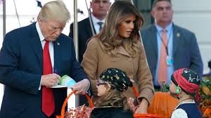 Trump, First Lady Welcome Ghosts, Goblins On Halloween Eve Trump, First Lady Welcome Ghosts, Goblins On Halloween Eve