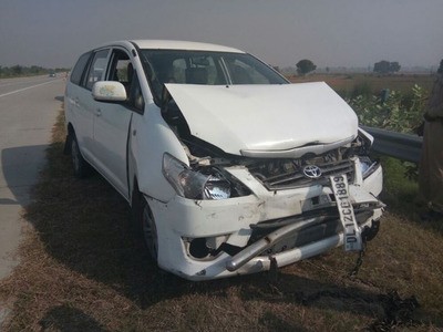 RSS Chief Mohan Bhagwat Escapes Unhurt In Road Accident