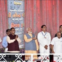 PM Modi inaugurates ferry service between Ghogha and Dahej in Guj