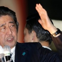 Exit polls show win for Japanese PM Shinzo Abe’s ruling coalition