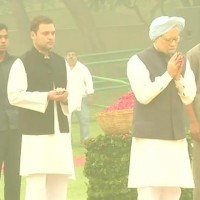 Rahul Gandhi, Manmohan Singh, Pranab Mukherjee Pay Tributes To Indira Gandhi