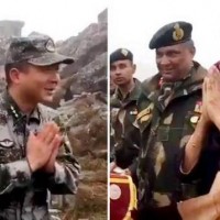 Nirmala Sitharaman Teaches ‘Namaste’ To PLA Soldiers In Nathu La In Sikkim