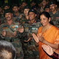 Defence Minister Nirmala Sitharaman Celebrates Diwali With Jawans In Andaman