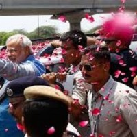 PM Modi holds roadshow in birthplace Vadnagar