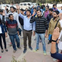United in anger: JNU students upset over hostel raid