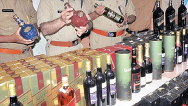 Liquor Worth Rs 2.2 Crore Seized In Gujarat Ahead Of Elections Liquor Worth Rs 2.2 Crore Seized In Gujarat Ahead Of Elections