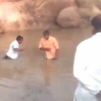 Dalitmen Threatened To Dare Enter A Pond By Uppercaste Man Weilding Stick In Telangana