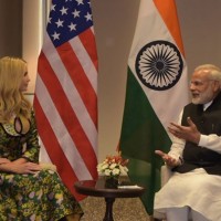 PM Modi Meets Ivanka Trump In Hyderabad