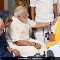 Modi Meets DMK Patriarch Karunanidhi