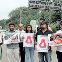 Protest In Bengaluru Over Demolition Of Krumbiegel Hall