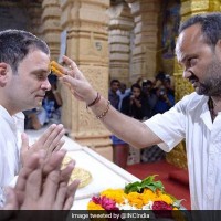 Gujarat Polls: Rahul Visits Somnath Temple; Attacks PM On Rafale Deal