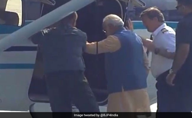 Gujarat Polls: PM Modi Travels In Sea Plane From Sabarmati River To Dharoi Dam