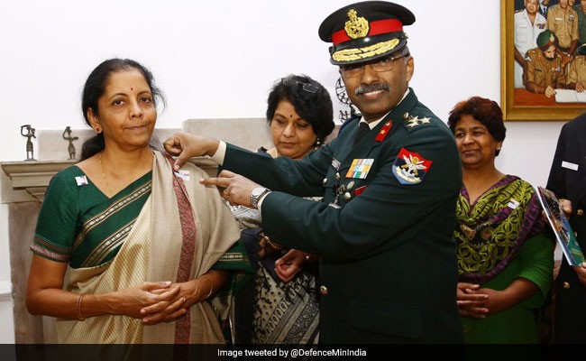 Sitharaman Contributes To Armed Forces Flag Fund