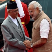 Modi talks to top Nepalese leaders Oli, Prachanda