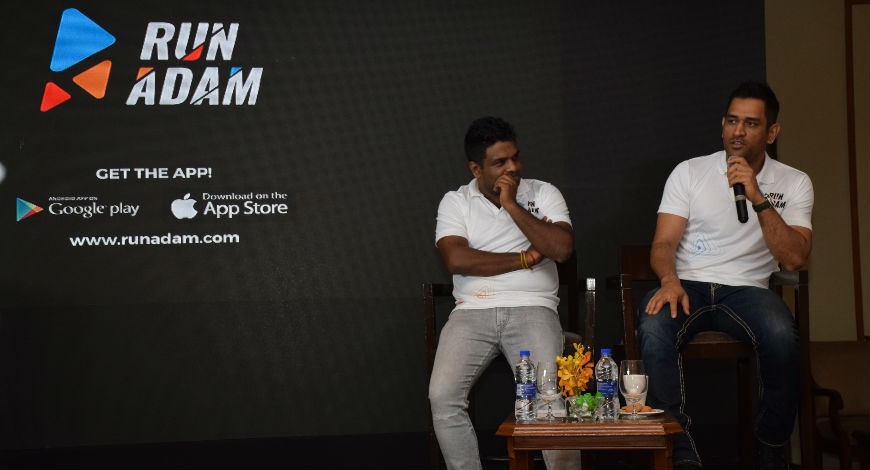 Dhoni Launches Run Adam To Help Youngsters Sporting Dreams..!! Dhoni Launches Run Adam To Help Youngsters Sporting Dreams..!!