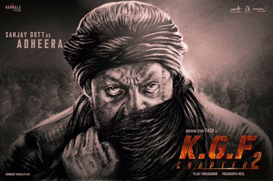 Sanjay Dutt As Adheera In Yash's KGF Chapter 2..!!