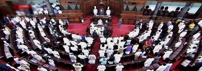Karnataka crisis: Congress disrupts Rajya Sabha proceedings twice pre-lunch
