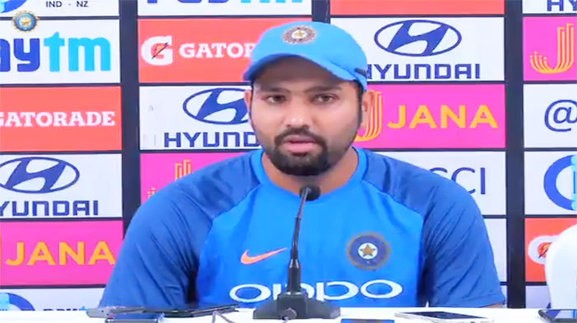 Rohit Sharma expresses disappointment over dismissal against West Indies Rohit Sharma expresses disappointment over dismissal against West Indies