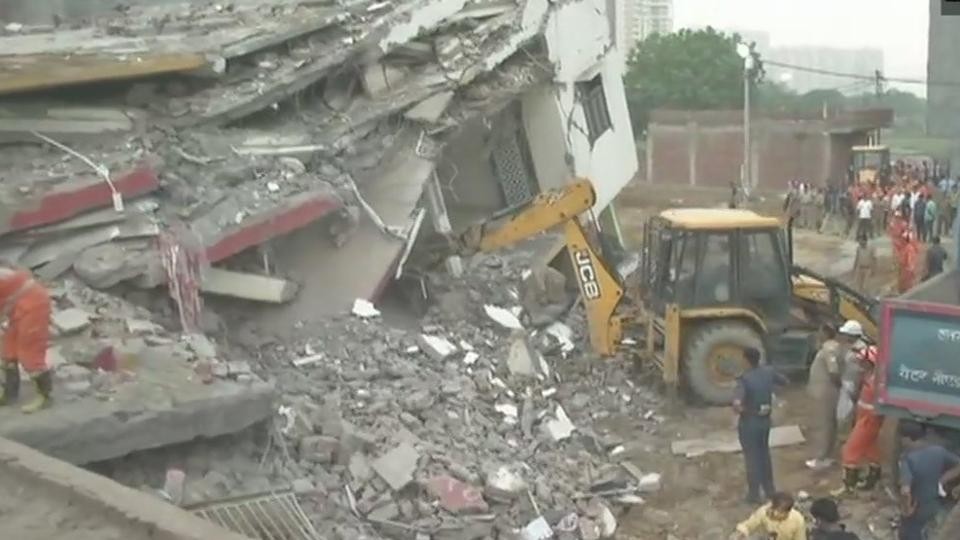 Greater Noida building collapse: Four people arrested, DM set up magisterial inquiry Greater Noida building collapse: Four people arrested, DM set up magisterial inquiry
