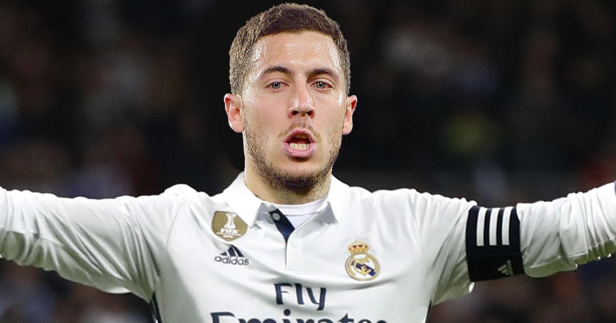 eden hazard in madrid jersey