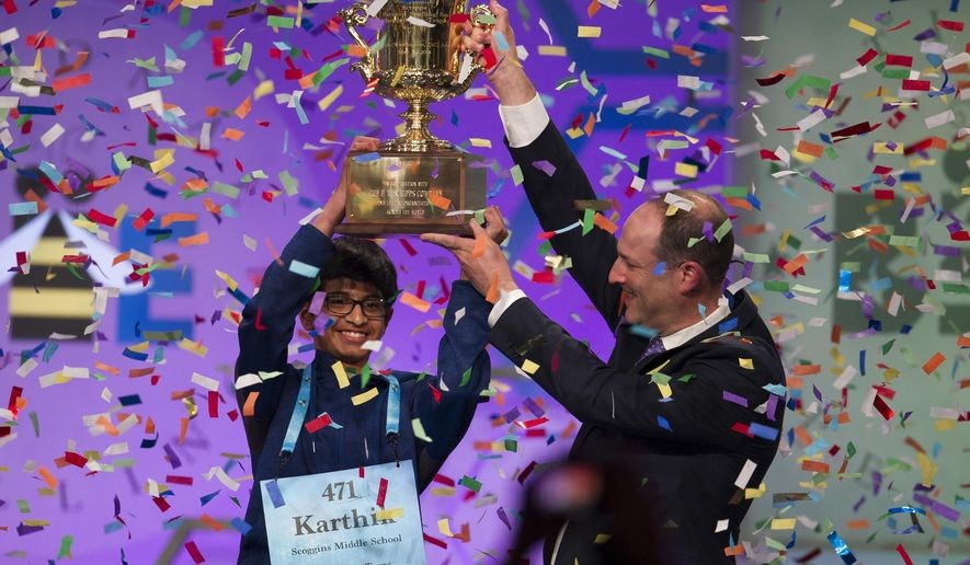 Karthik Nemmani, 14, wins American National Spelling Bee Karthik Nemmani, 14, wins American National Spelling Bee