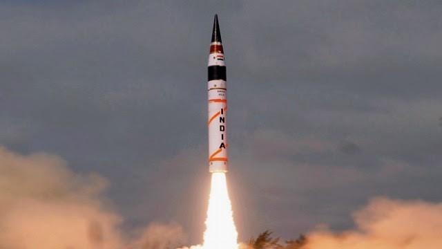 Nuclear-capable Agni-5 missile test-fired successfully Nuclear-capable Agni-5 missile test-fired successfully