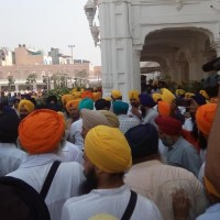 Sikhs in Delhi protest attack on gurdwara Nankana Sahib