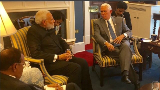 India a positive factor in regional and international relations: US VP Mike Pence tells PM Modi India a positive factor in regional and international relations: US VP Mike Pence tells PM Modi