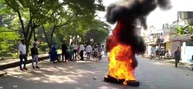 Assam bandh over Citizenship Bill: Protesters squat on tracks, burn tyres; transport services affected