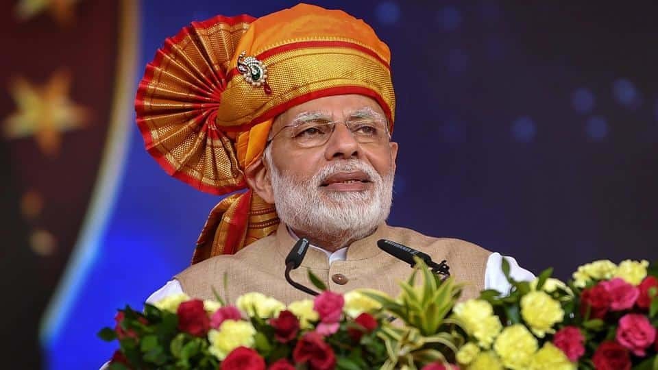 PM Narendra Modi lays foundation for three metro lines in Mumbai 