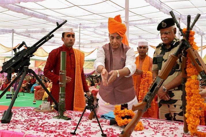 Remain calm as long as enemy is, says Rajnath Singh Remain calm as long as enemy is, says Rajnath Singh
