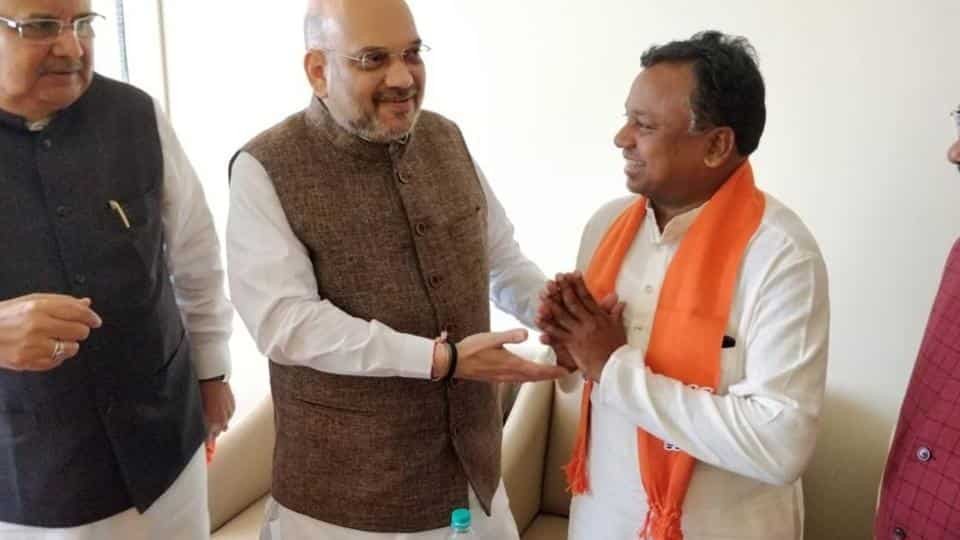 Chhattisgarh Congress working president Ramdayal Uike switches loyalty ahead of assembly polls, joins BJP