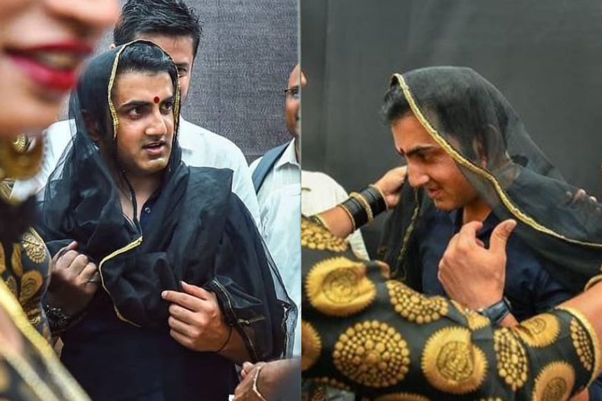  Gautam Gambhir dons 'dupatta' and 'bindi' in a show of support for LGBTQ community 