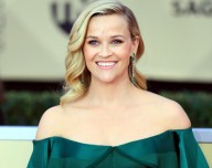 Reese Witherspoon turns lady in blue for a meeting