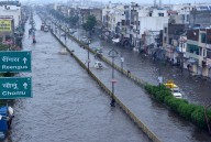Torrential rains lash Jaipur Torrential rains lash Jaipur