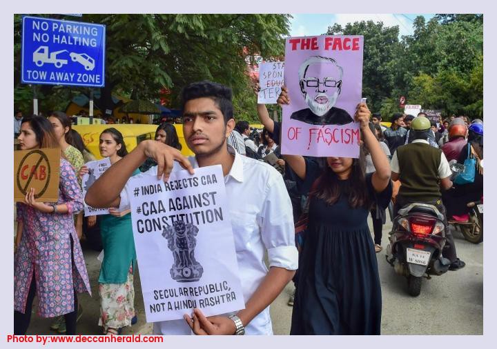 Hyderabad police remove provocative banner after protest Hyderabad police remove provocative banner after protest