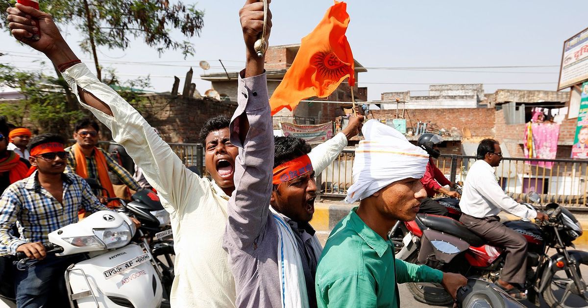 Hindu Yuva Vahini chief's car attacked Hindu Yuva Vahini chief's car attacked