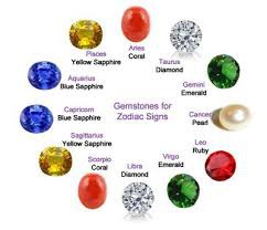 Gem stones according to zodiac signs