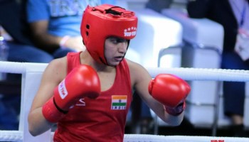 Asian Boxing q'fiers: Simranjit wins 1st bout (Lead) Asian Boxing q'fiers: Simranjit wins 1st bout (Lead)