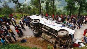 5 killed, 33 injured as bus falls into Himachal gorge