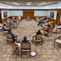PM follows social distancing norms during cabinet meet