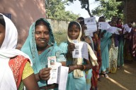 Polling underway for local body elections in Telangana Polling underway for local body elections in Telangana