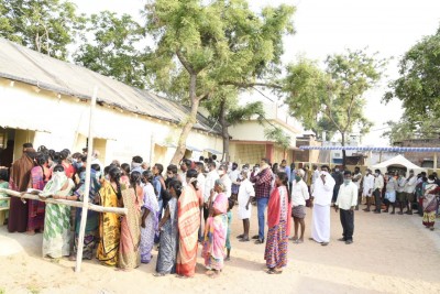 17.3% voting percentage recorded by 11 a.m. in Tirupati by-poll