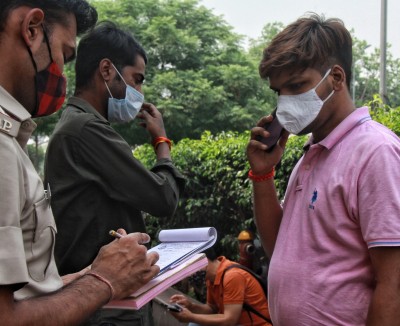 Andhra to fine maskless people Rs 100 as pandemic rages Andhra to fine maskless people Rs 100 as pandemic rages